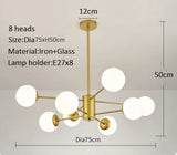 Lustre Douceur | Éclairage Élégant pour Salon et Chambre, Disponible en plusieurs tailles - LUSTRINA