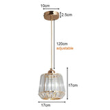 Lustre Cristalys | Suspension en verre, disponible en Pièce Unique ou Ensemble de 2 - LUSTRINA