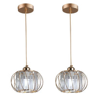 Lustre Cristalys | Suspension en verre, disponible en Pièce Unique ou Ensemble de 2 - LUSTRINA