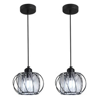 Lustre Cristalys | Suspension en verre, disponible en Pièce Unique ou Ensemble de 2 - LUSTRINA