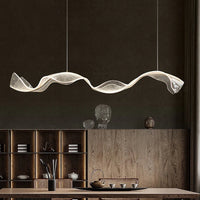 Lustre Fluidité | Luminaire Créatif en Acrylique, Éclairage Moderne pour Cuisine, Bar et Salle à Manger - LUSTRINA