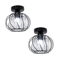 Lustre Cristalys | Suspension en verre, disponible en Pièce Unique ou Ensemble de 2 - LUSTRINA