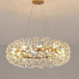 Lustre Européen Dandelion | Lustre Doré Premium pour Salon, Disponible en Deux Modèles - LUSTRINA