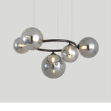 Lustre Magic Beans | Lustre Tendance en Verre Fumé pour Salon, Salle à Manger et Chambre - LUSTRINA