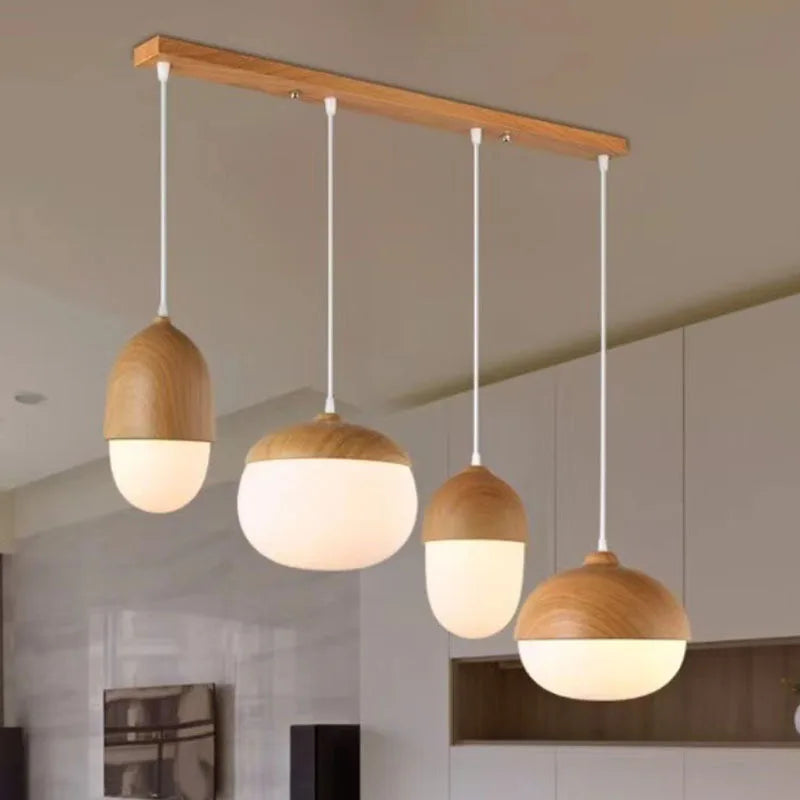 Suspension Nordicwood | Suspension en Bois naturel - LUSTRINA
