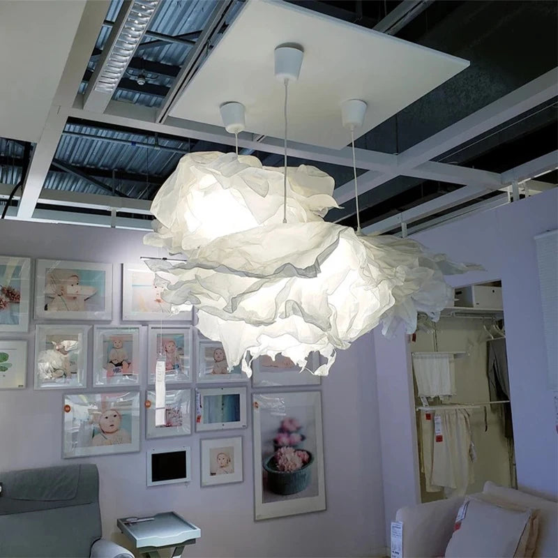 Nubo | Suspension Nuage en Papier et Métal pour Chambre - LUSTRINA
