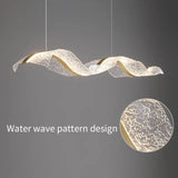 Lustre Fluidité | Luminaire Créatif en Acrylique, Éclairage Moderne pour Cuisine, Bar et Salle à Manger - LUSTRINA