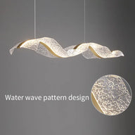 Lustre Fluidité | Luminaire Créatif en Acrylique, Éclairage Moderne pour Cuisine, Bar et Salle à Manger - LUSTRINA