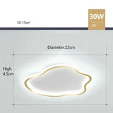 LumiCloud | Lustre Led style nordique idéal pour chambre - LUSTRINA