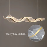 Lustre Fluidité | Luminaire Créatif en Acrylique, Éclairage Moderne pour Cuisine, Bar et Salle à Manger - LUSTRINA