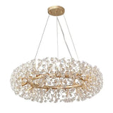 Lustre Européen Dandelion | Lustre Doré Premium pour Salon, Disponible en Deux Modèles - LUSTRINA