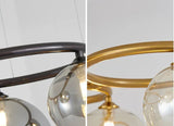 Lustre Magic Beans | Lustre Tendance en Verre Fumé pour Salon, Salle à Manger et Chambre - LUSTRINA