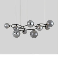 Lustre Magic Beans | Lustre Tendance en Verre Fumé pour Salon, Salle à Manger et Chambre - LUSTRINA
