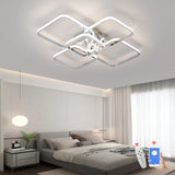 Lustre Galaxie | Luminaire Aluminium Doré ou Chromé, Éclairage LED pour Salon, Chambre - LUSTRINA