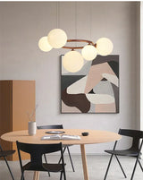 Lustre Magic Beans | Lustre Tendance en Verre Fumé pour Salon, Salle à Manger et Chambre - LUSTRINA