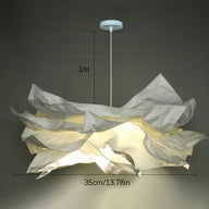 Nubo | Suspension Nuage en Papier et Métal pour Chambre - LUSTRINA