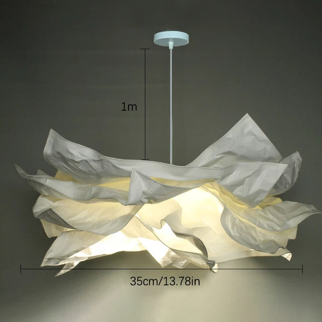 Nubo | Suspension Nuage en Papier et Métal pour Chambre - LUSTRINA