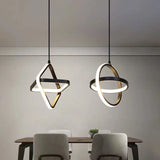 Orbitale LED | Suspension chic Noir ou Blanc - LUSTRINA