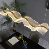 Lustre Fluidité | Luminaire Créatif en Acrylique, Éclairage Moderne pour Cuisine, Bar et Salle à Manger - LUSTRINA