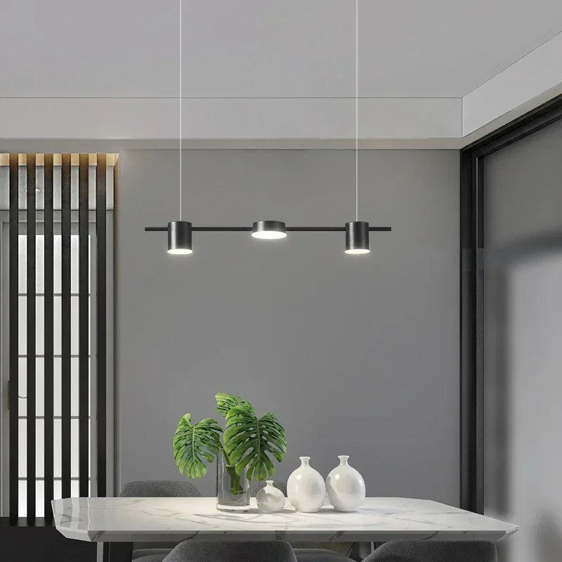 Lustre Minimaliste Moderne | Noir ou Doré disponible en plusieurs tailles - LUSTRINA